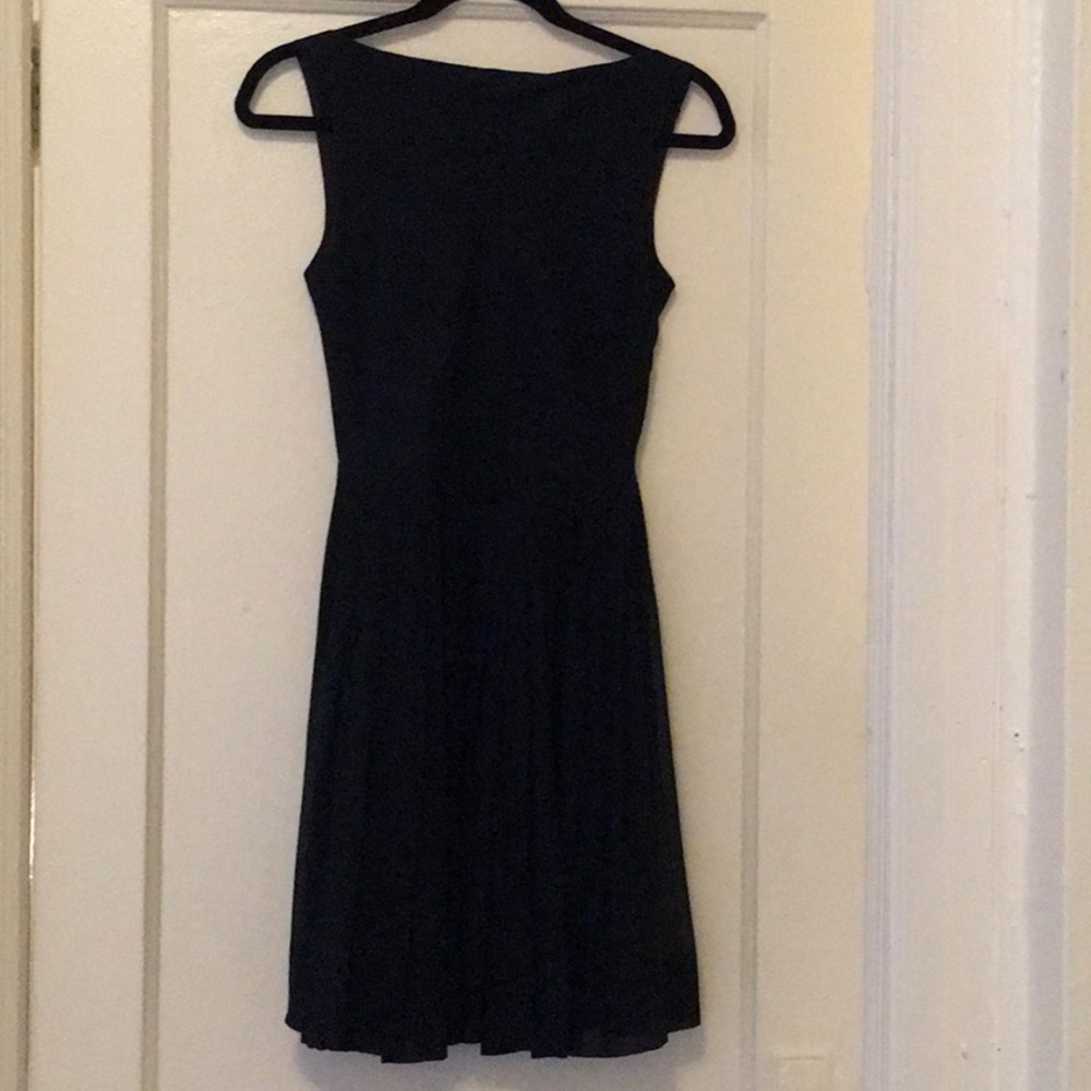 VINTAGE CHIFFON Little Black Cocktail Dress